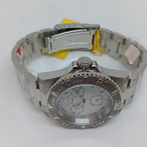 Invicta Angel 17523 Women's 40mm Silver S/Steel Multifunction 200M Watch NWT - Picture 8 of 11